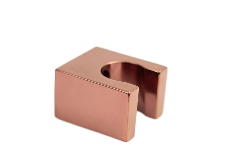 Imagem de Suporte Em Metal Para Ducha Higiênica Ou Chuveiro Rose Gold