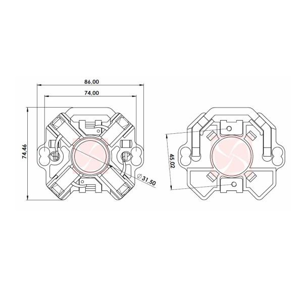 Imagem de Suporte escova Bosch 12V Caminhões Iveco