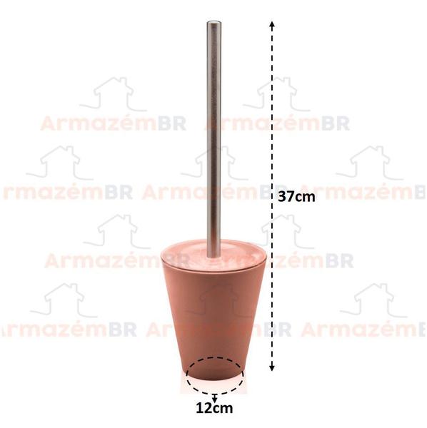 Suporte Escova Sanitária Limpar Vaso Privada Lavabo Banheiro Vitra - SS 425 Ou Imagem de Suporte Escova Sanitária Limpar Vaso Privada Lavabo Banheiro Vitra - SS 425 Ou