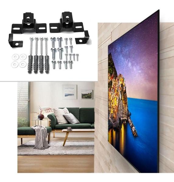Suporte Estarlich de parede para TV/Monitor de 14" até 100" preto Imagem de Suporte Estarlich de parede para TV/Monitor de 14" até 100" preto