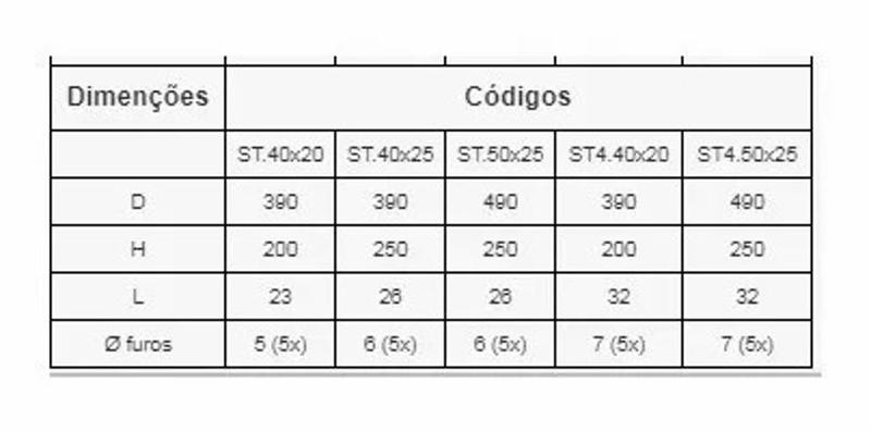 Imagem de Suporte Etrusco Branco 50X25 78Kg - Risf