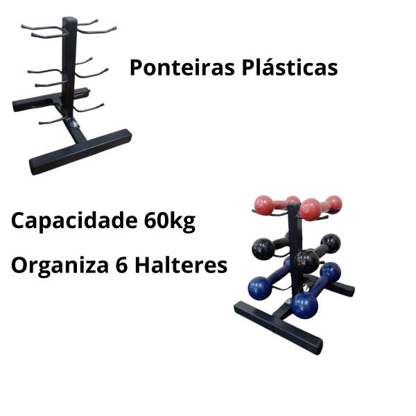 Imagem de Suporte Expositor de 6 Halteres (envio imediato)