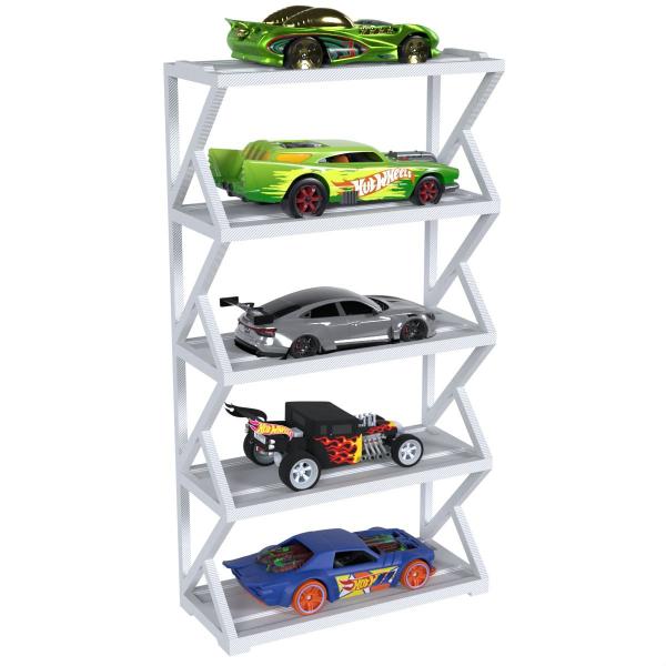 Imagem de Suporte Expositor Garagem Vertical Empilhavel Para Carrinhos Hot Wheels