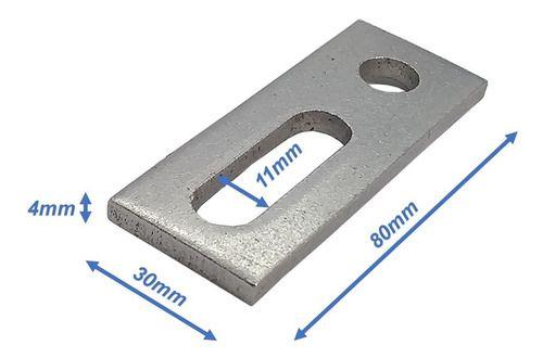 Imagem de Suporte Fixador Solar M10x300mm Telha Fibrocimento - 6 Peças