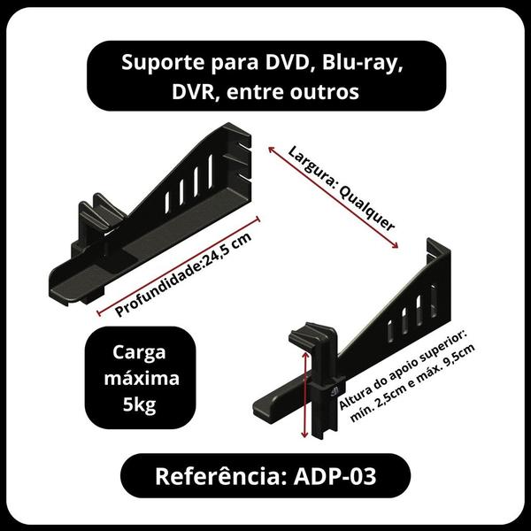 Suporte Fixo De Parede Com Haste Flexivel Para Aparelhos - AVATRON Imagem de Suporte Fixo De Parede Com Haste Flexivel Para Aparelhos