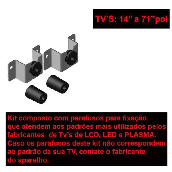 Imagem de Suporte Fixo De Parede Para Tv Até 71 Universal Celsus