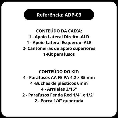 Imagem de Suporte Fixo Ferro Com Trava Para Dvds, Blu-ray, Receptores