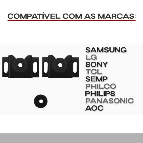 Suporte Fixo Tv Led Lcd LG Samsung 24 32 40 42 50 55 Polegadas - Brasforma Imagem de Suporte Fixo Tv Led Lcd LG Samsung 24 32 40 42 50 55 Polegadas
