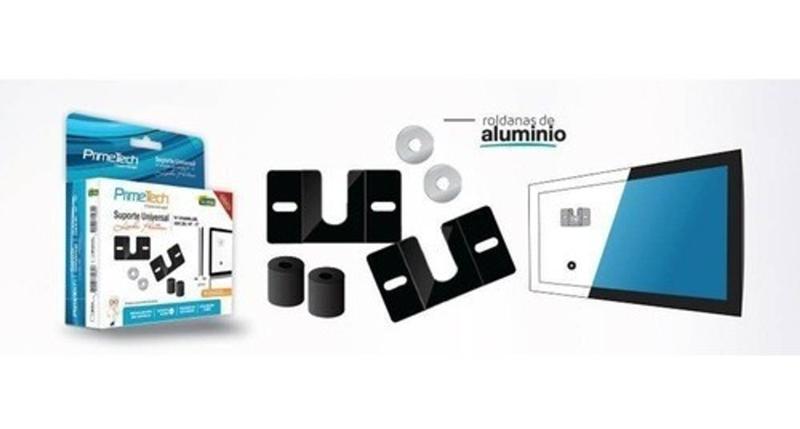 Imagem de Suporte Fixo Universal para TV - Linha Prática - 14 - 105 - Prime Tech - Alumínio - Primetech