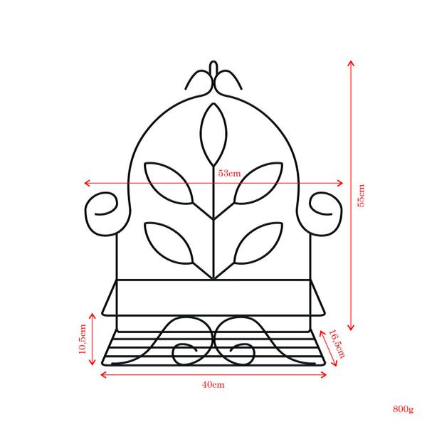 Imagem de Suporte floreira - Horta vertical - Suporte para hortinha e vasos