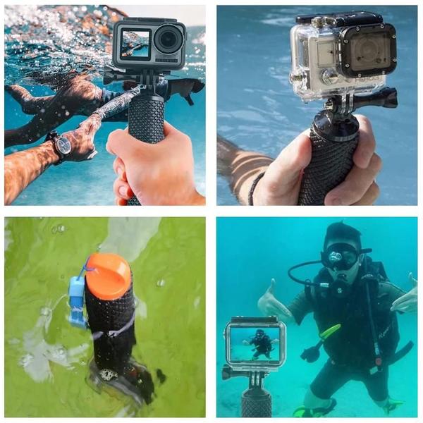 Imagem de Suporte Flutuante para GoPro Hero 13/12/11/10/9/8, Xiaomi Yi, SJ4000 e DJI Osmo