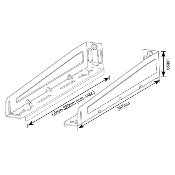 Imagem de Suporte Forno Micro-ondas e Bebedouro De Água Brasforma Branco