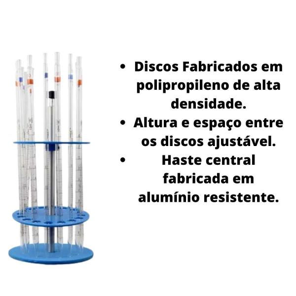 Imagem de Suporte Girátorio Para Pipetas Capacidade:16 pipetas