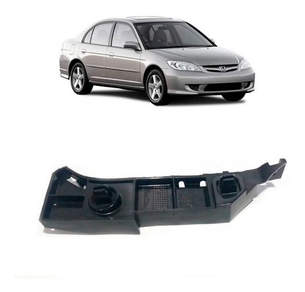 Imagem de Suporte Guia Parachoque Dianteiro Honda Civic 2003 2004 2005