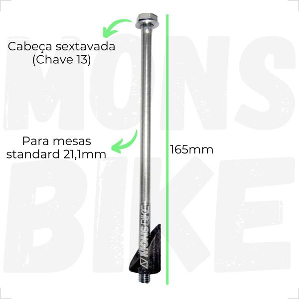 Imagem de Suporte Guidão 22,2 Mesinha Bicicleta Stand Cross + Expander Diversas Cores