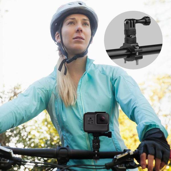 Imagem de Suporte Guidão de Bike para GoPro e Câmeras Similares em Alumínio 360º