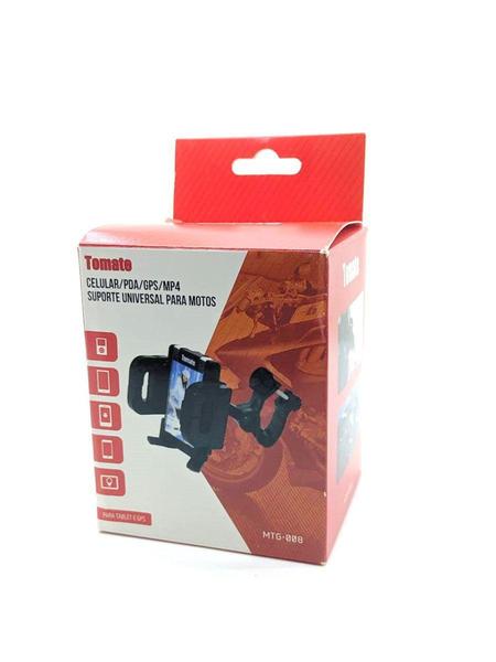 Imagem de Suporte guidão universal para moto celular GPS MP4 - Tomate