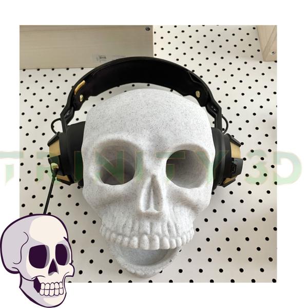 Imagem de Suporte Headphone Headset Porta treco Torre de dados Crânio