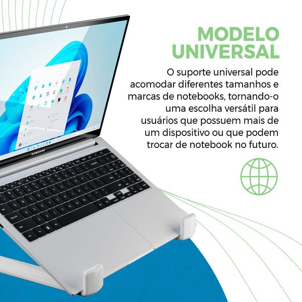 Imagem de Suporte Horizontal Apoio para Notebook Laptop