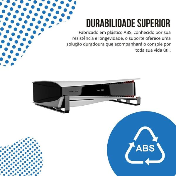 Imagem de Suporte Horizontal Para Ps5 Gamer Melhor Resfriamento Abs 3d