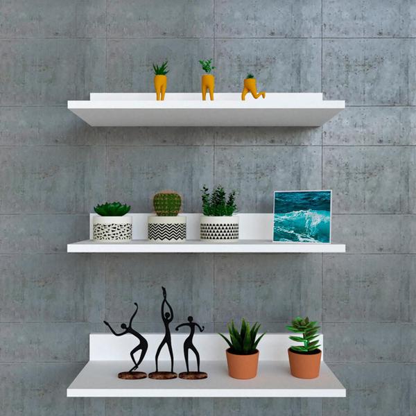 Suporte Interno de 100mm Cor Branco Em Aço - Mark Imagem de Suporte Interno de 100mm Cor Branco Em Aço