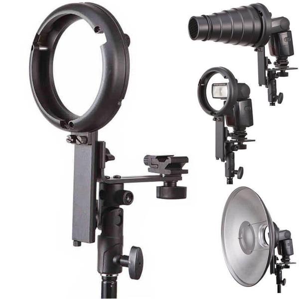 Imagem de Suporte L Flash Speedlight Montagem Bowens Refletores,