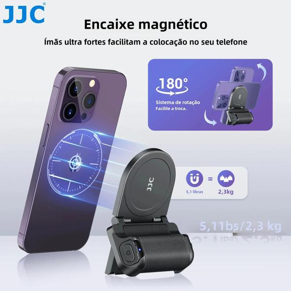 Imagem de Suporte Magnético Snapgrip para Telefone e Tripé - Controle Remoto Bluetooth para Vlog (iPhone 16/15)