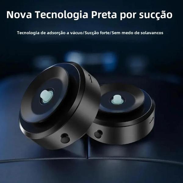 Imagem de Suporte Magnético Ultra Estável para Carro com Ventosa - Ideal para Navegação e Transmissão