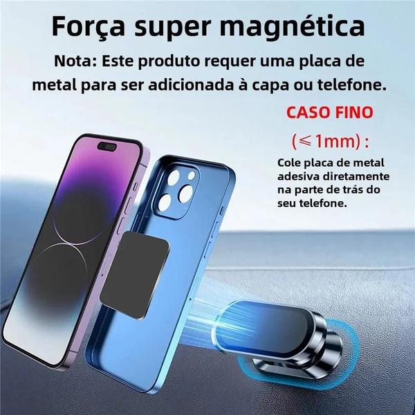 Imagem de Suporte Magnético Universal para Carro - Compatível com iPhone 15 e 14