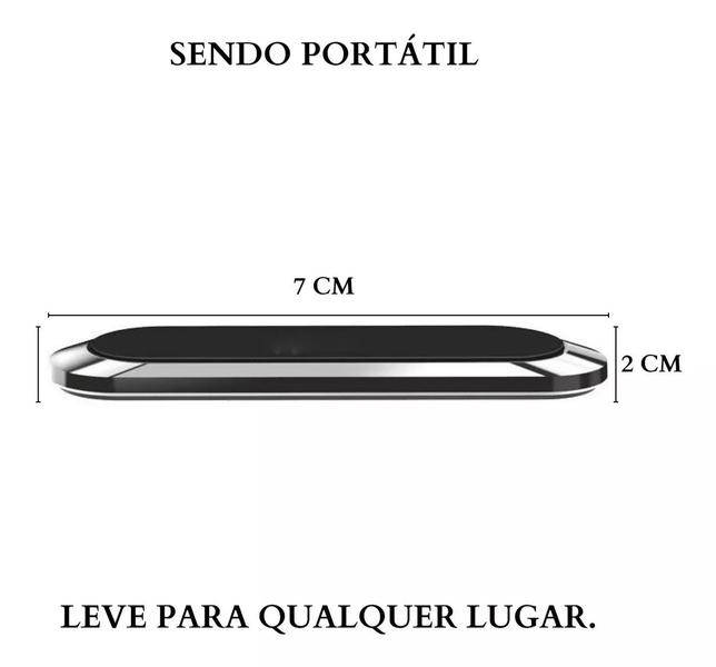 Imagem de Suporte Magnético Veicular Carro Celular Imã Universal Metal