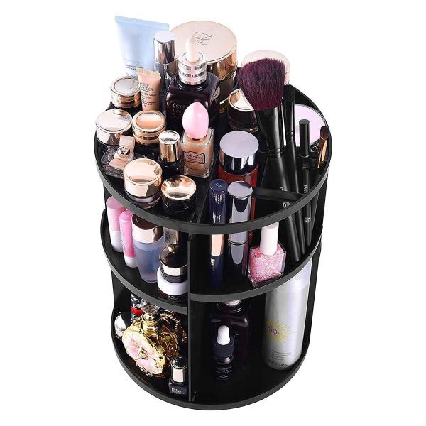 Suporte Maquiagem 360 Com Espaço Pincéis E Make Organizados - Higa Imagem de Suporte Maquiagem 360 Com Espaço Pincéis E Make Organizados