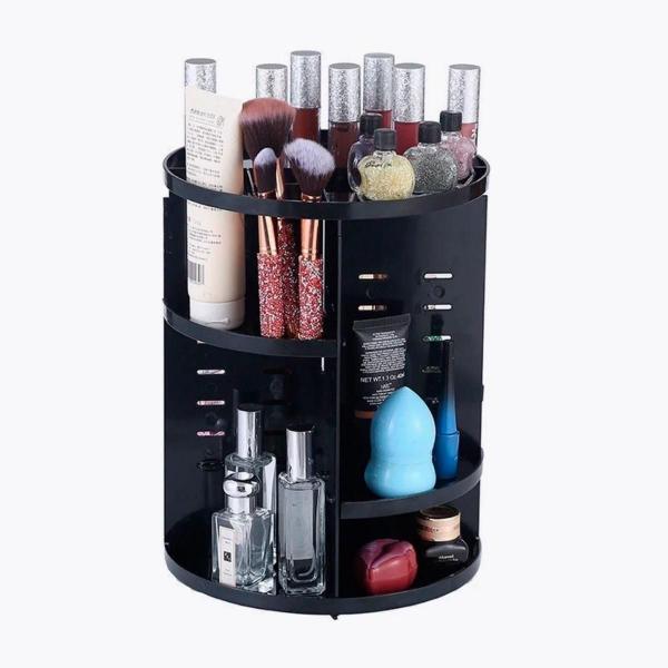 Suporte Maquiagem 360 Com Espaço Pincéis E Make Organizados - Higa Imagem de Suporte Maquiagem 360 Com Espaço Pincéis E Make Organizados