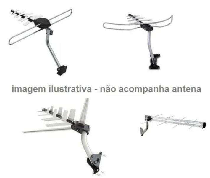 Imagem de Suporte Mastro Articulado Antena Tv Digital Celular Uhf Vhf