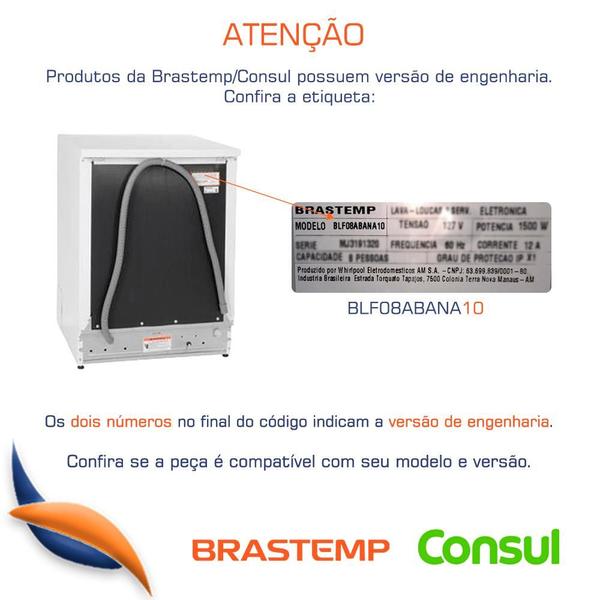 Imagem de Suporte Microchave Microondas Brastemp Consul 30l W11367610* / W10160085 / W10845455