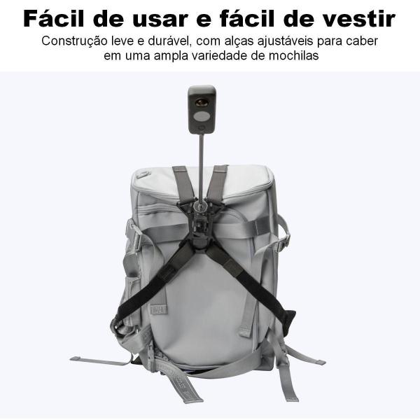 Imagem de Suporte Mochila Terceira Pessoa Insta360 - Fibra de Carbono