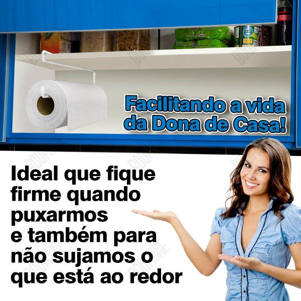 Imagem de Suporte Móvel Para Papel Toalha Encaixe Armário