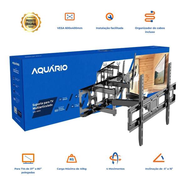 Imagem de Suporte Multi Articulado Profissional Tv 37 A 80 Aquario