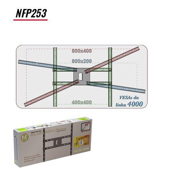 Imagem de Suporte Multiforma Teto Tv 10 A 65 Oled/Led/Lcd/3D - Nfp253