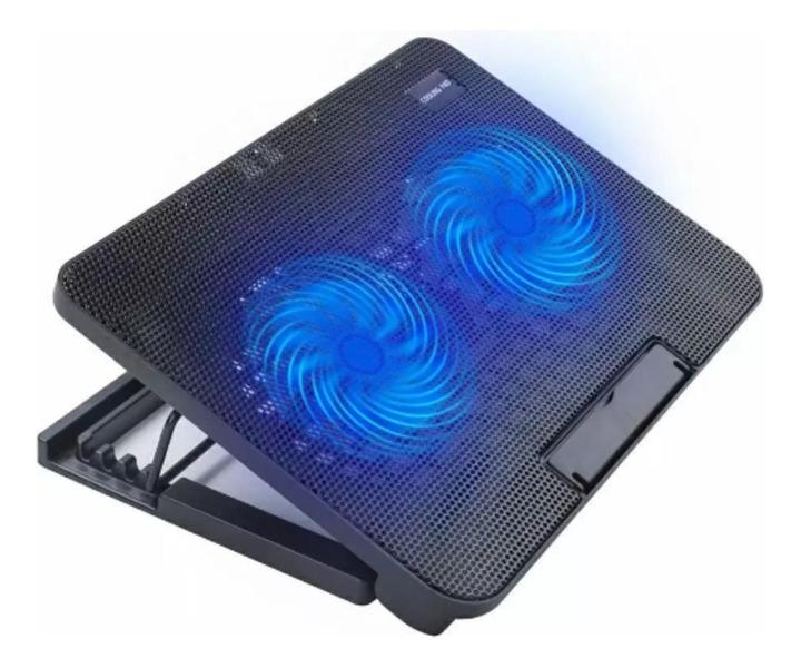 Imagem de Suporte Notebook Cooler Base Led Refrigerada Ventilação