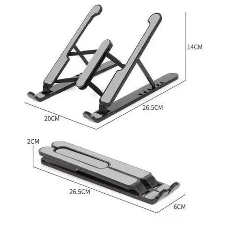 Imagem de Suporte Notebook Ergonômico Base Dobrável Ajustável