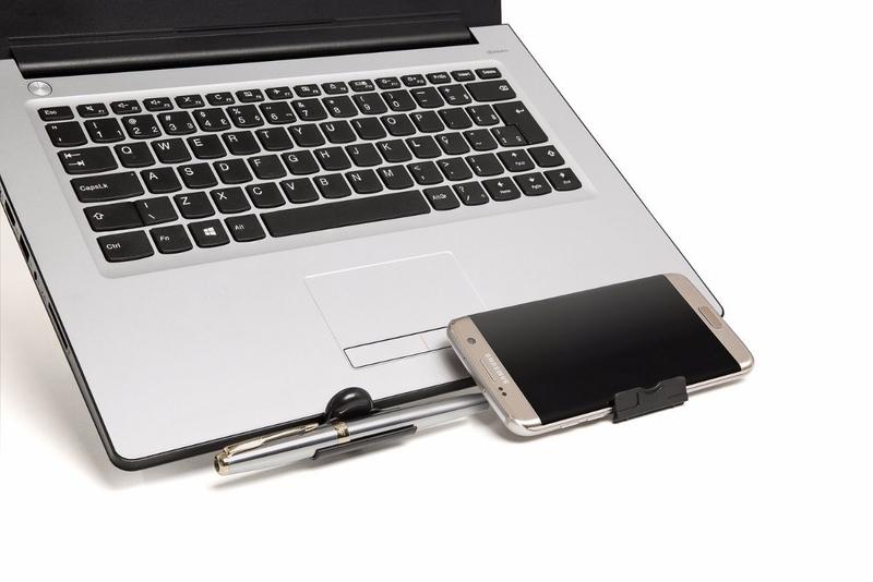 Imagem de Suporte Notebook Netbook Base Com Porta Celular E Caneta Ergonomico