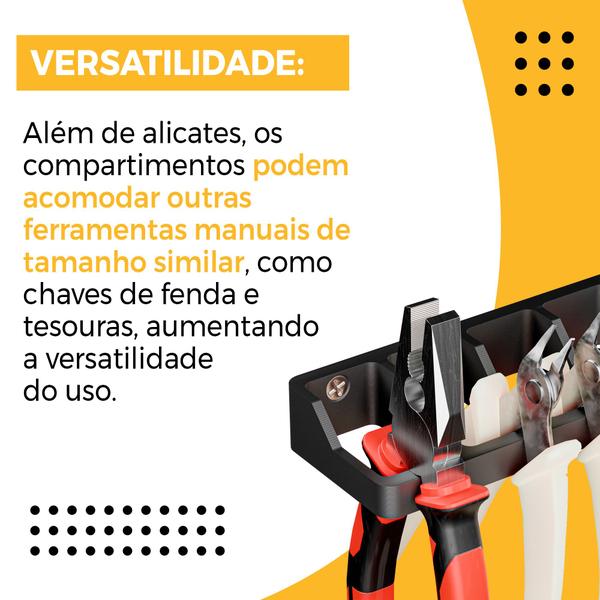 Imagem de Suporte Organizador 3D Universal Alicate Ferramentas