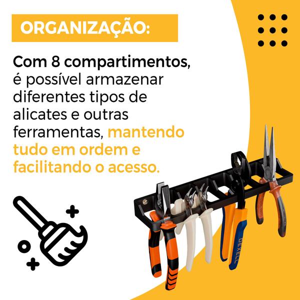 Imagem de Suporte Organizador Alicate Ferramentas Multiuso 3D