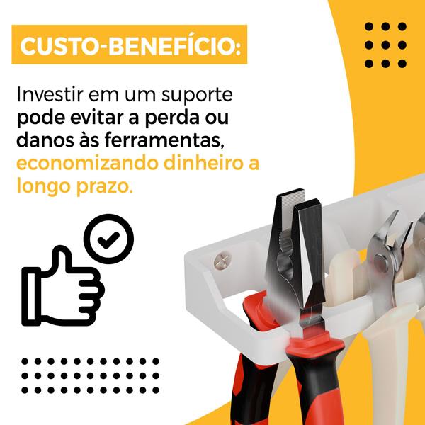 Imagem de Suporte Organizador Alicate Ferramentas Multiuso 3D