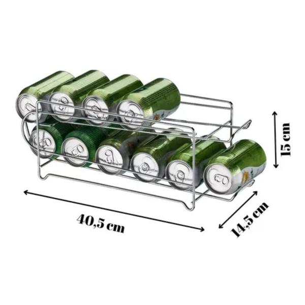 Imagem de Suporte Organizador De Latas 350ml Refri Cerveja Future