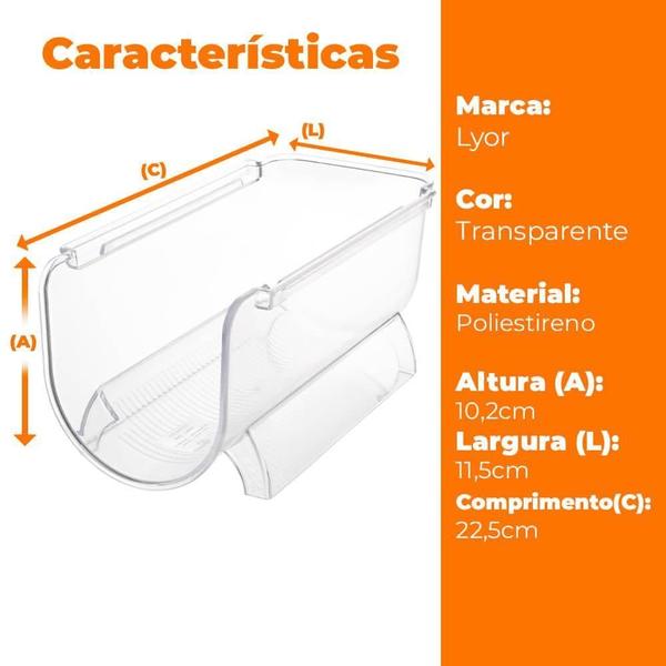 Suporte Organizador Garrafas Vinho Geladeira Empilhável My - Lyor Imagem de Suporte Organizador Garrafas Vinho Geladeira Empilhável My