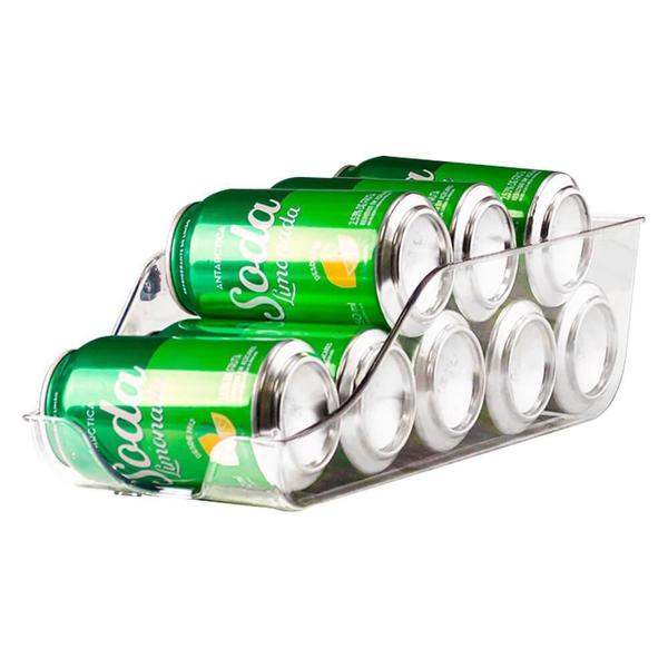 Imagem de Suporte Organizador Geladeira Latas Refrigerante E Cerveja