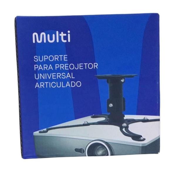 Imagem de Suporte p/ projetor datashow multi d teto articulado - ac364