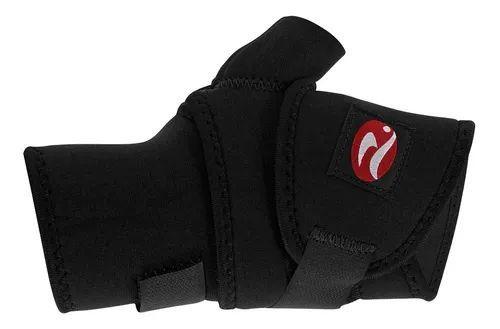 Imagem de Suporte P/ Punho C/ Polegar Realtex Neoprene Ajustavel - unissex - preto 