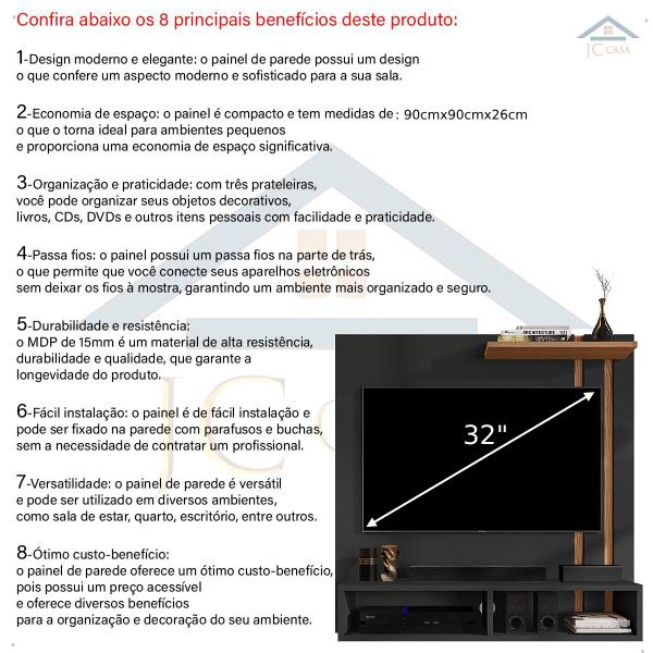 Imagem de Suporte Painel Para TV 32 Polegadas Smart Pequeno Cores Sun